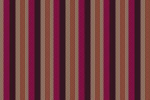 Blank texture background, strip lines vertical pattern. Row stripe fabric textile seamless in dark and orange colors. vector