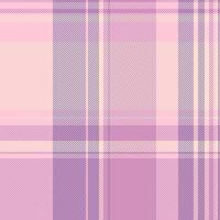 Strip check pattern background, soft textile tartan plaid. Independence day fabric seamless texture in light and pink colors. vector