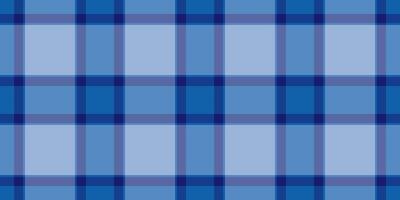 Fashion background fabric pattern, picture seamless texture textile. Professional check tartan plaid in blue and cyan colors. vector