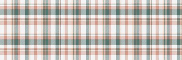 Small seamless textile tartan, folk fabric background check. Towel plaid texture pattern in white and red colors. vector