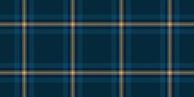 Packaging tartan plaid pattern, africa seamless background . Deco fabric check textile texture in dark and cyan colors. vector