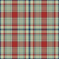 Tartan plaid pattern seamless background. Check plaid for flannel shirt, blanket, throw, or other modern textile vector