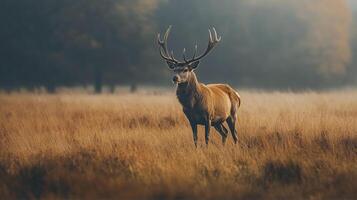 Wild animal in a field photography photo
