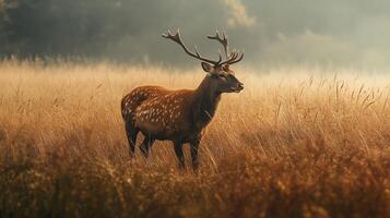 Wild animal in a field photography photo