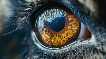 Close up of animal eye photography photo
