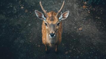 High angle view of an animal deer wildlife photos