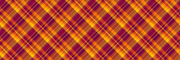 Handmade pattern check, creativity seamless tartan plaid. October background texture textile fabric in red and pink colors. vector