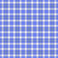 Intense fabric plaid texture, primary textile seamless pattern. Clan check background tartan in blue and linen colors. vector
