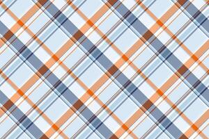 Textile tartan check of pattern fabric texture with a seamless background plaid. vector