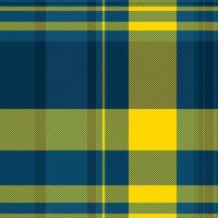 Seamless textile pattern of plaid texture background with a check fabric tartan. vector