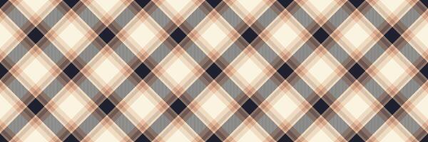 Deep fabric background plaid, arabic tartan texture . Cross check seamless pattern textile in orange and cornsilk colors. vector