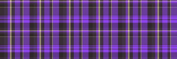 Christmas ornament fabric background check, copy space seamless tartan. Infinity textile pattern plaid texture in dark and violet colors. vector