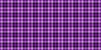 Panel textile background seamless, mixed pattern plaid texture. Famous tartan fabric check in purple and dark colors. vector