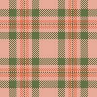 Mature pattern check, postcard texture plaid textile. Preppy fabric tartan seamless background in red and green colors. vector