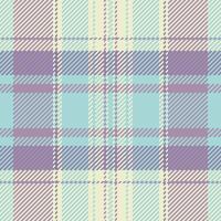 Ceremony fabric pattern seamless, post plaid check textile. Luxurious tartan background texture in light and pastel colors. vector