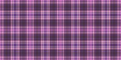 Club seamless fabric background, show tartan texture plaid. 30s textile check pattern in dark and violet colors. vector