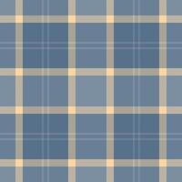 Large tartan seamless fabric, service plaid background pattern. Yuletide textile texture check in pastel and cyan colors. vector