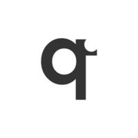 QI creative geometric initial based modern and minimal logo. Letter q i trendy fonts. vector