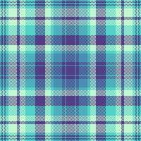 Rectangle texture fabric check, greeting tartan background. Autumn textile pattern seamless plaid in indigo and teal colors. vector