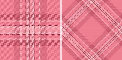 Texture fabric of textile check tartan with a plaid pattern background seamless. Set in stylish colors for symmetry tissue designs in fashion. vector