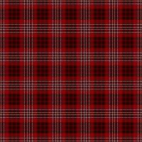 Purity plaid fabric textile, drapery tartan seamless . Interior check background texture pattern in dark and black colors. vector