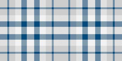 Apparel background tartan pattern, backdrop texture fabric. Mix plaid textile check seamless in white and cyan colors. vector