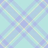 Surface seamless tartan, handkerchief fabric check pattern. Fiber textile plaid background texture in light color. vector