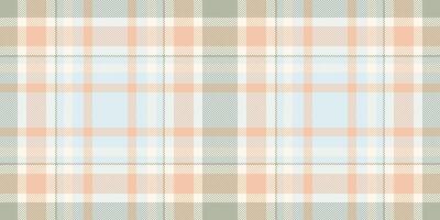 Baby seamless pattern, track tartan fabric check. Pretty texture plaid textile background in white and light colors. vector