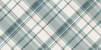 Lumberjack pattern background textile, single seamless fabric check. Cozy tartan texture plaid in pastel and white colors. vector