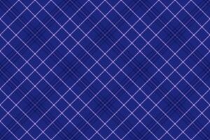 Costume texture background fabric, gingham tartan plaid check. Floor pattern seamless textile in blue and violet colors. vector
