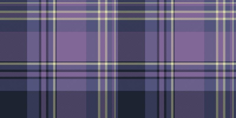 Wool pattern plaid fabric, spanish check textile tartan. Canvas seamless background texture in violet and blue colors.