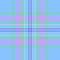 Paint background textile plaid, valentine texture fabric seamless. List tartan check pattern in cyan and violet colors. vector