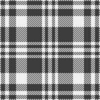 Japanese texture plaid , minimal check pattern fabric. Vertical tartan seamless background textile in white and grey colors. vector
