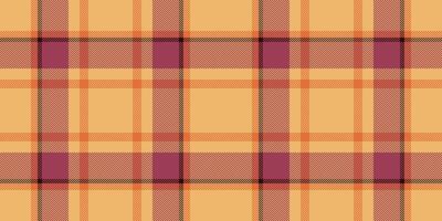 Loft plaid tartan , covering check texture fabric. Mexican seamless background textile pattern in orange and red colors. vector