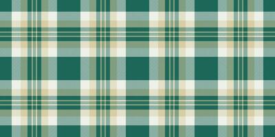 Merry pattern texture plaid, grand fabric textile. Card tartan seamless check background in teal and white colors. vector