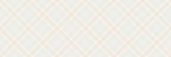 Filigree background pattern check, small fabric seamless texture. Newborn plaid tartan textile in white and old lace colors. vector