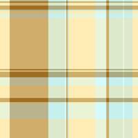 Scrapbook textile pattern plaid, ethnic background fabric check. Cosy seamless texture tartan in light and amber colors. vector