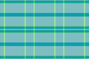 Size textile background tartan, repetitive fabric seamless plaid. Curve pattern texture check in cyan and azure colors. vector