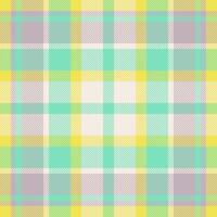 Plaid check pattern. Seamless fabric texture. Tartan textile print. vector