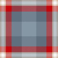 Plaid check pattern. Seamless fabric texture. Tartan textile print. vector