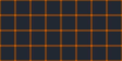 Ornament background fabric, blank check tartan textile. Spring texture pattern plaid seamless in orange and dark colors. vector