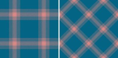 Textile pattern fabric of texture tartan with a seamless background plaid check. Set in pastel colors. Vogue fashion trends for the season. vector