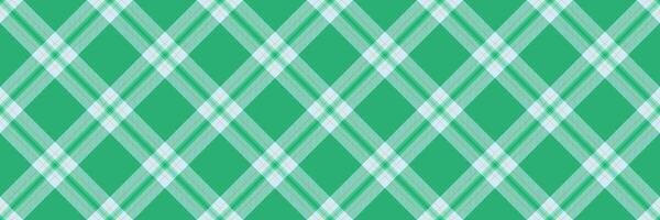 Random tartan textile fabric, color background plaid check. Oktoberfest pattern seamless texture in mint and light colors. vector