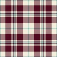 Best plaid textile texture, girl tartan seamless. Scratched check background fabric pattern in pastel and white colors. vector