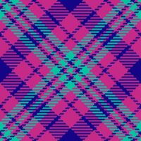 Luxury fabric texture , mother seamless textile check. Day plaid background tartan pattern in pink and indigo colors. vector