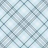 Masculine tartan pattern texture, string check background seamless. Rustic textile fabric plaid in light and pastel snow colors. vector