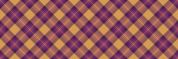 Artwork background textile fabric, awesome plaid tartan. Colour pattern seamless check texture in orange and dark colors. vector
