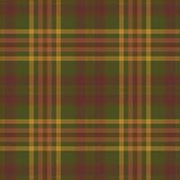 Plaid seamless pattern in orange. Check fabric texture. textile print. vector