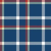Plaid seamless pattern in blue. Check fabric texture. textile print. vector