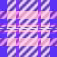Business fabric tartan, tone check background textile. Graphical pattern plaid texture seamless in light and indigo colors. vector